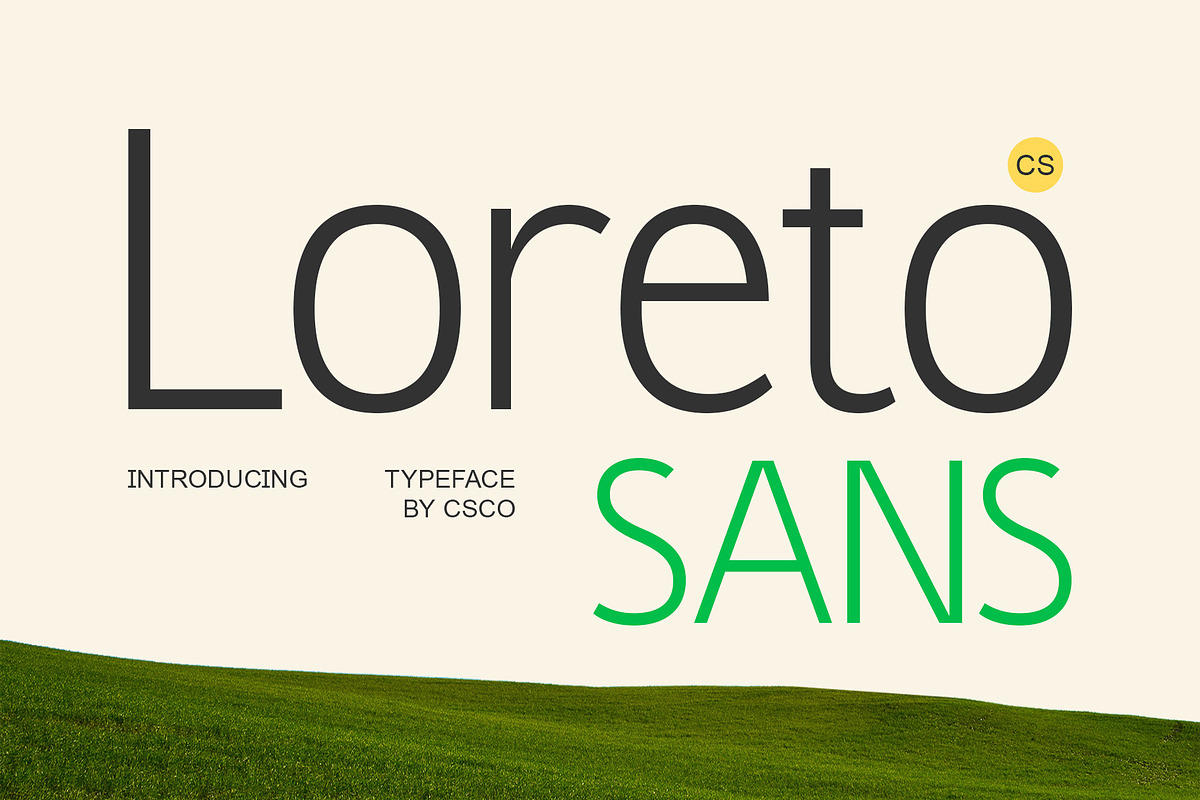 CS Loreto – Contemporary Font, a Sans Serif Font by Craft Supply Co. (Photo 1 of 8)