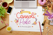 Cannoli Poke, a Script Font by Heroglyphs Studio (Thumbnail 1 of 6)