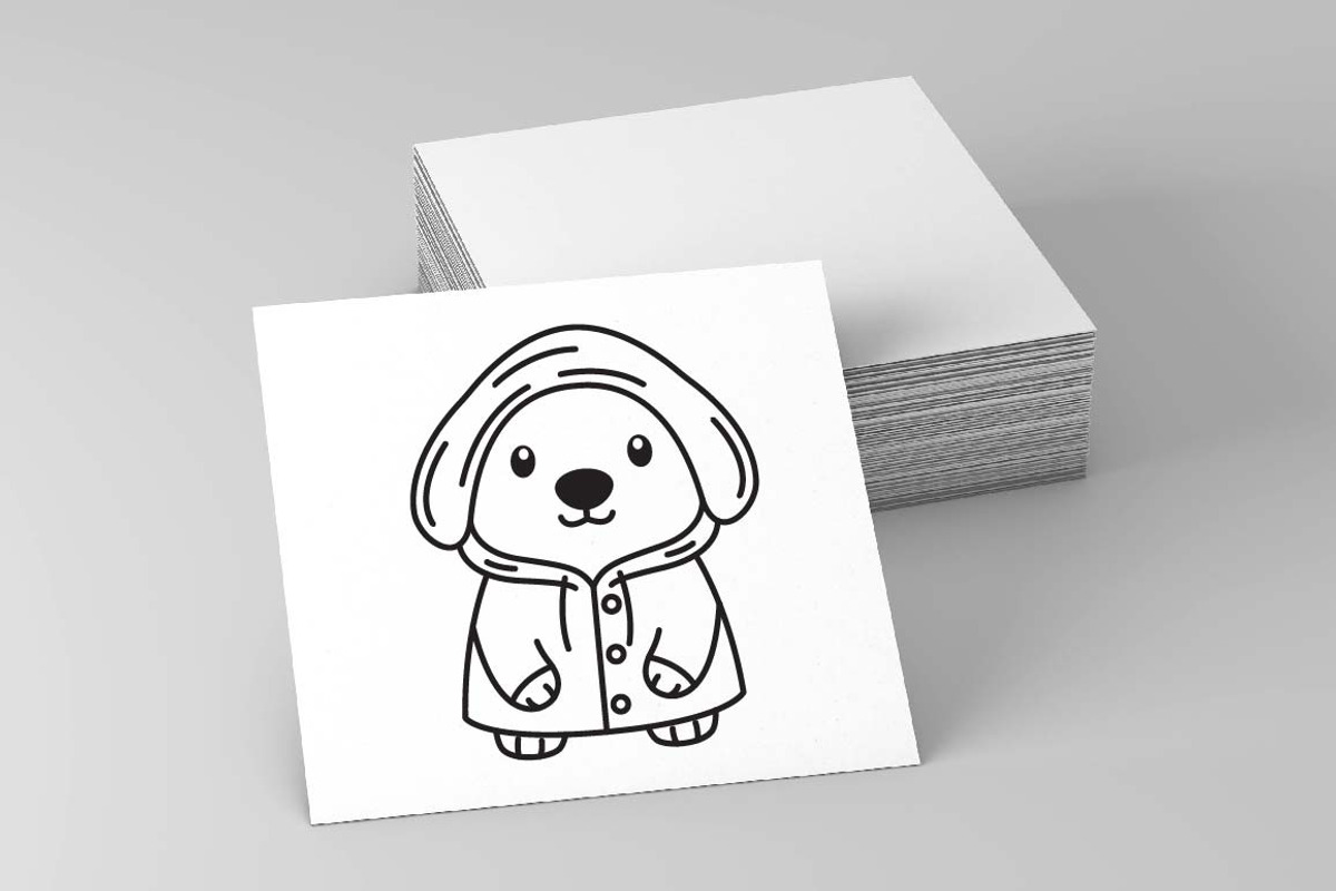12 Cute Dog Wearing Jacket Coat, an Animal Illustration by jongcreative (Photo 5 of 6)