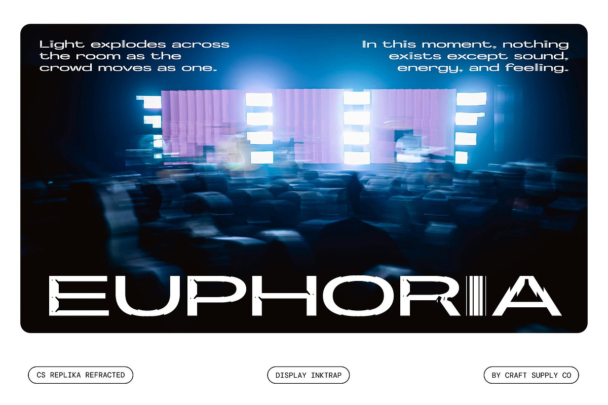 CS Replika Refracted, a Sans Serif Font by Craft Supply Co. (Photo 5 of 8)