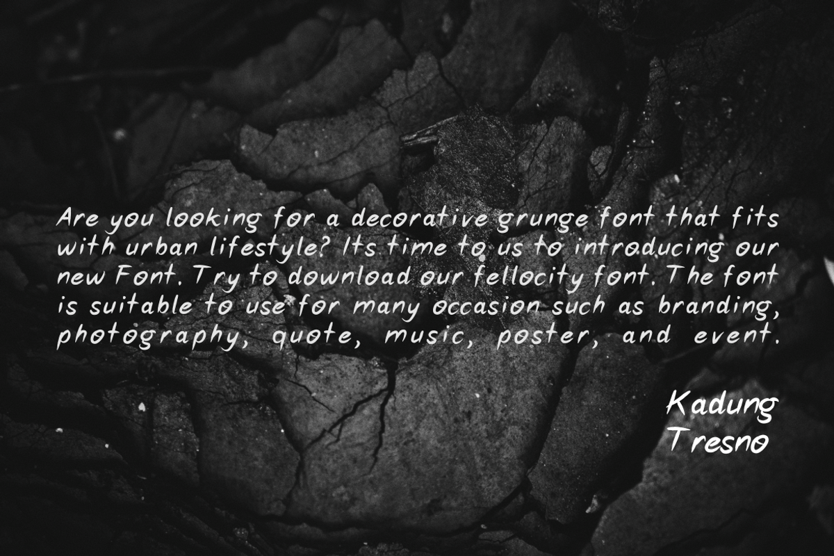 Kadung Tresno Grunge Font Style, a Font by zerologicstudio (Photo 3 of 3)