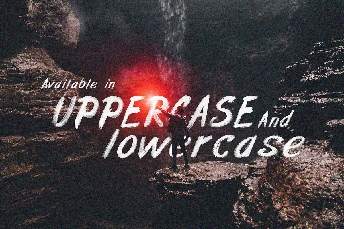 Handrawn Brush SVG | Awaken Font preview 7