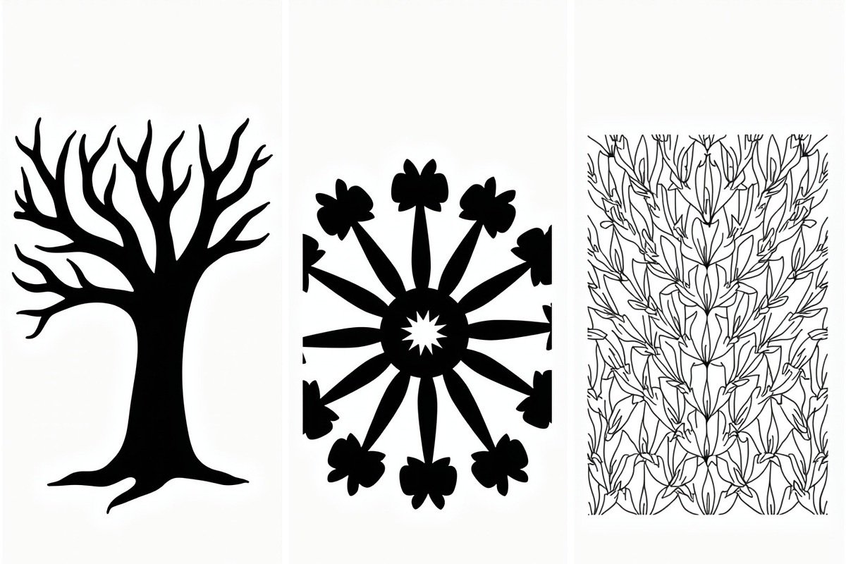 Decorative Tree Floral Nature Tile, a Decorative Illustration by Artivon (Photo 9 of 23)