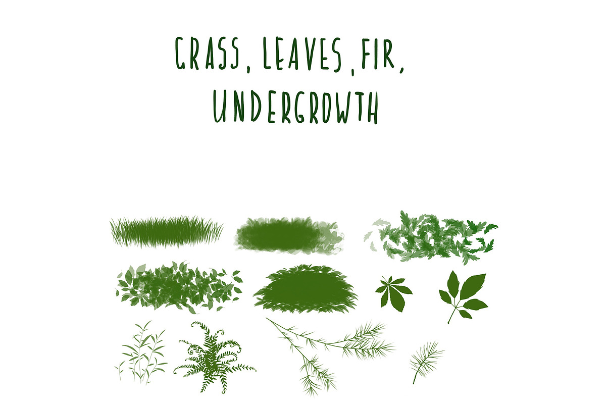Forest brushes - PROCREATE, a Brush Add-On by Dashamoony (Photo 4 of 4)