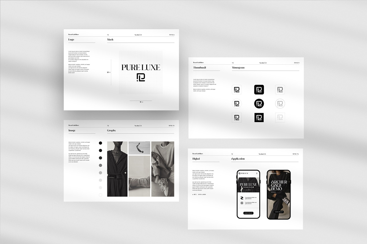 Pure Luxe-Style Guidelines, a Brochure Template by S A N D Y (Photo 9 of 11)