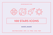 Stars Icons, an Outline Icon by Made by Made (Thumbnail 1 of 7)