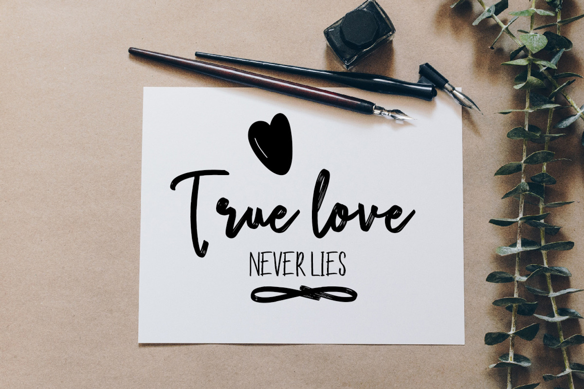 Bikarosta Font Duo with Extras, a Script Font by Maulana Creative (Photo 7 of 17)