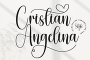 Cristian Angelina | Script Font, a Handwritten Font by Scratchones (Thumbnail 1 of 9)