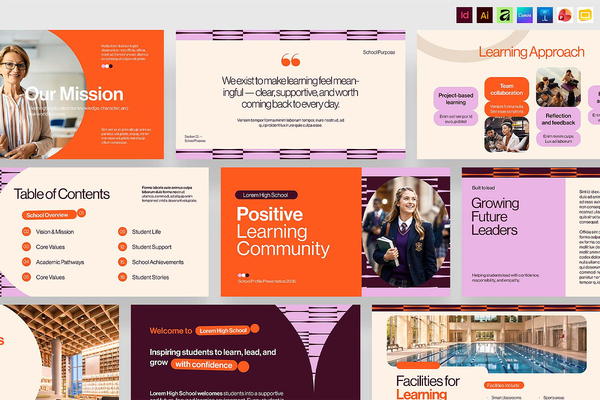 High School Prospectus Presentation, a Presentation Template by BrandPacks (Photo 1 of 7)