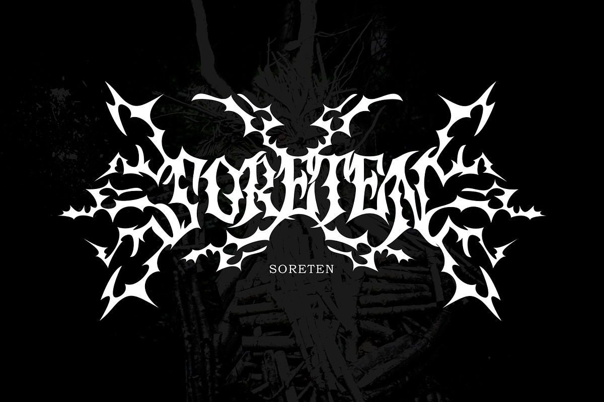 Morse - Black Metal Font, a Blackletter Font by tebaltipislab (Photo 6 of 8)