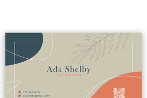 Elegant minimal business card, a Business Card Template by kamalrawat_gd