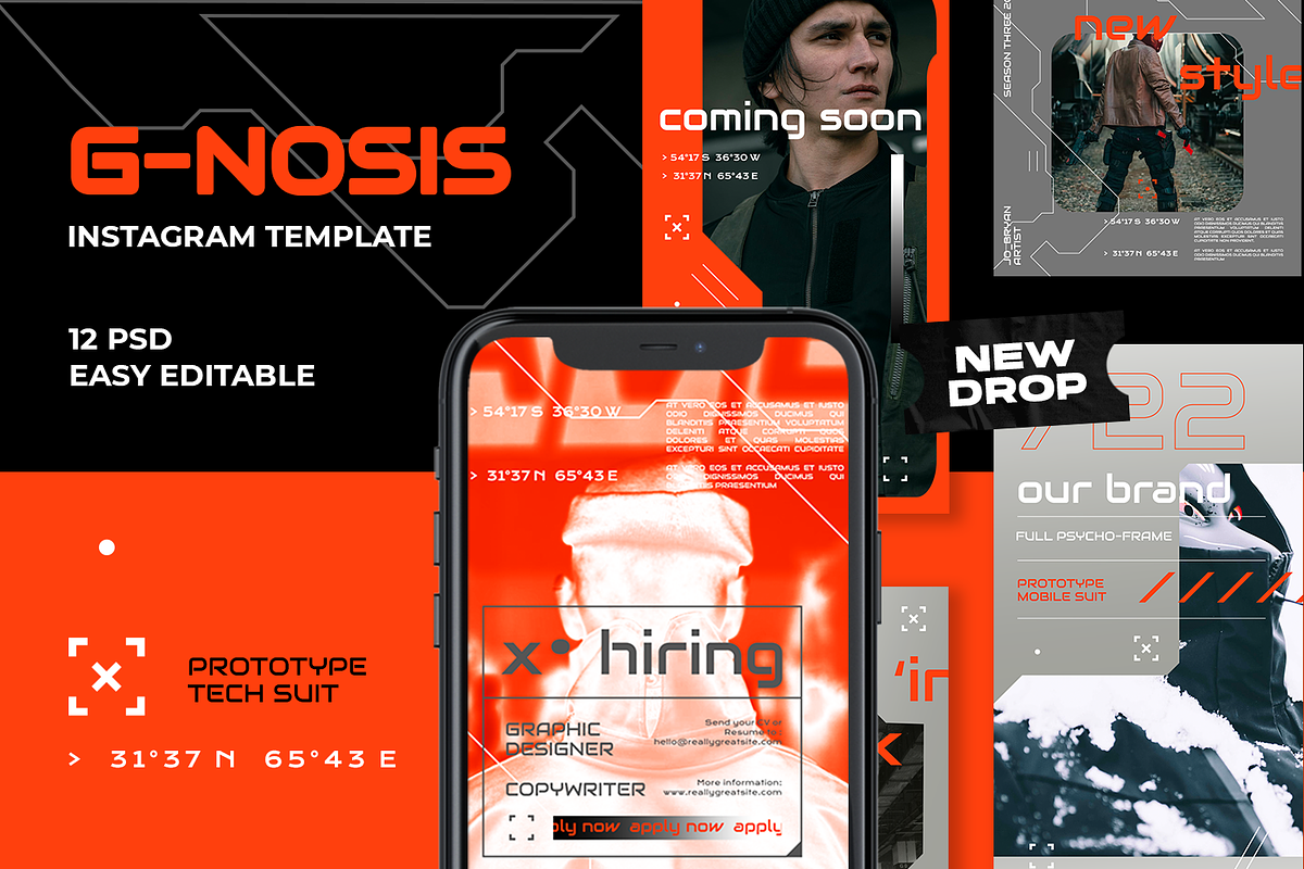 G-nosis Instagram Template, a Social Media Template by Shinra Labs (Photo 1 of 5)
