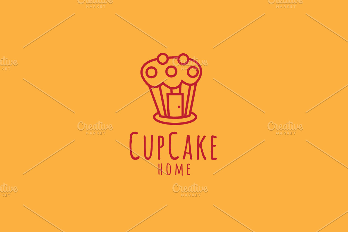 CupCake Home Logo, a Branding & Logo Template by Sahade Studio (Photo 4 of 4)