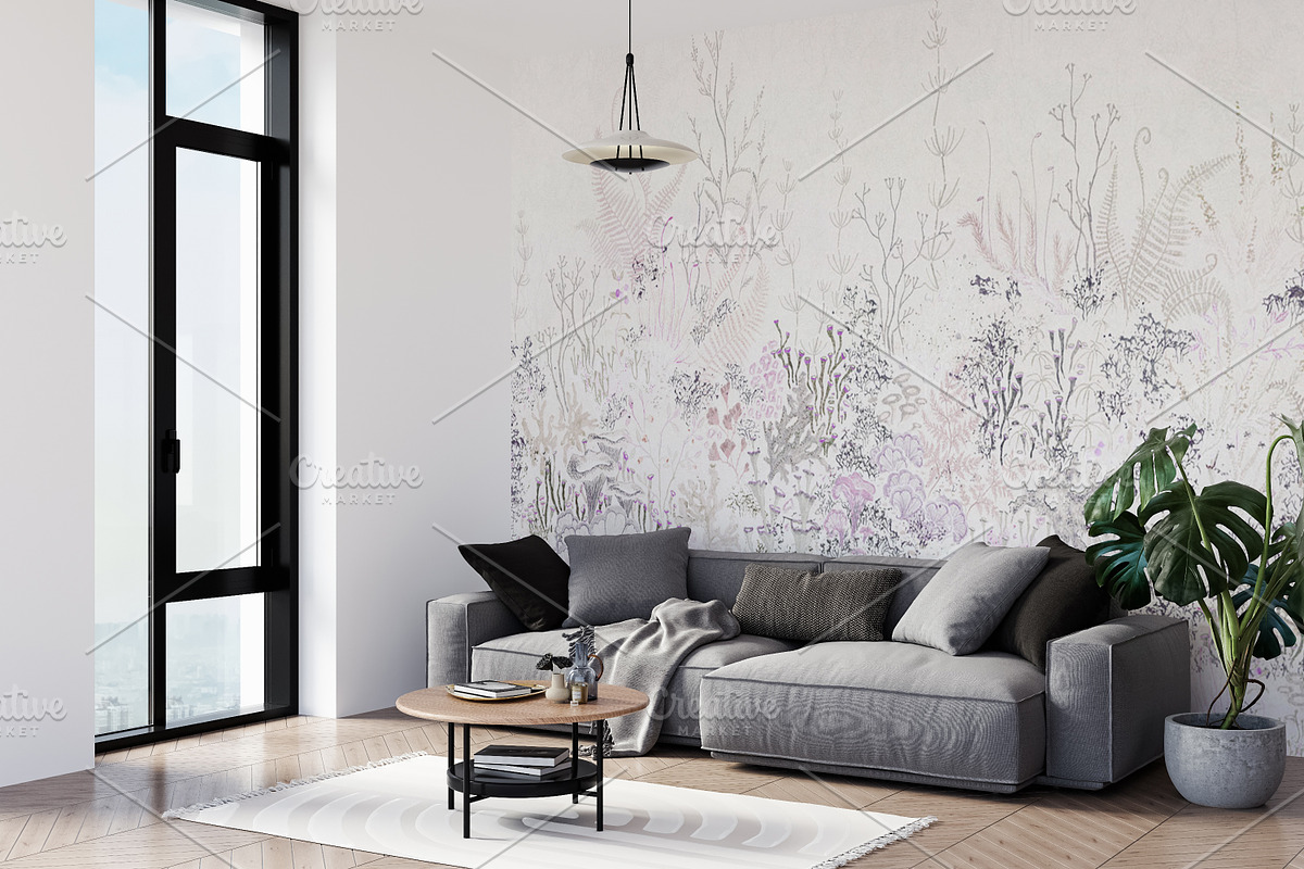 Wallpaper mockup Tapestry mockup, a Household Mockup by Hunny Badger (Photo 6 of 10)
