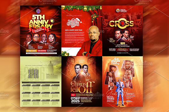 Church Flyer Template Bundle preview 8