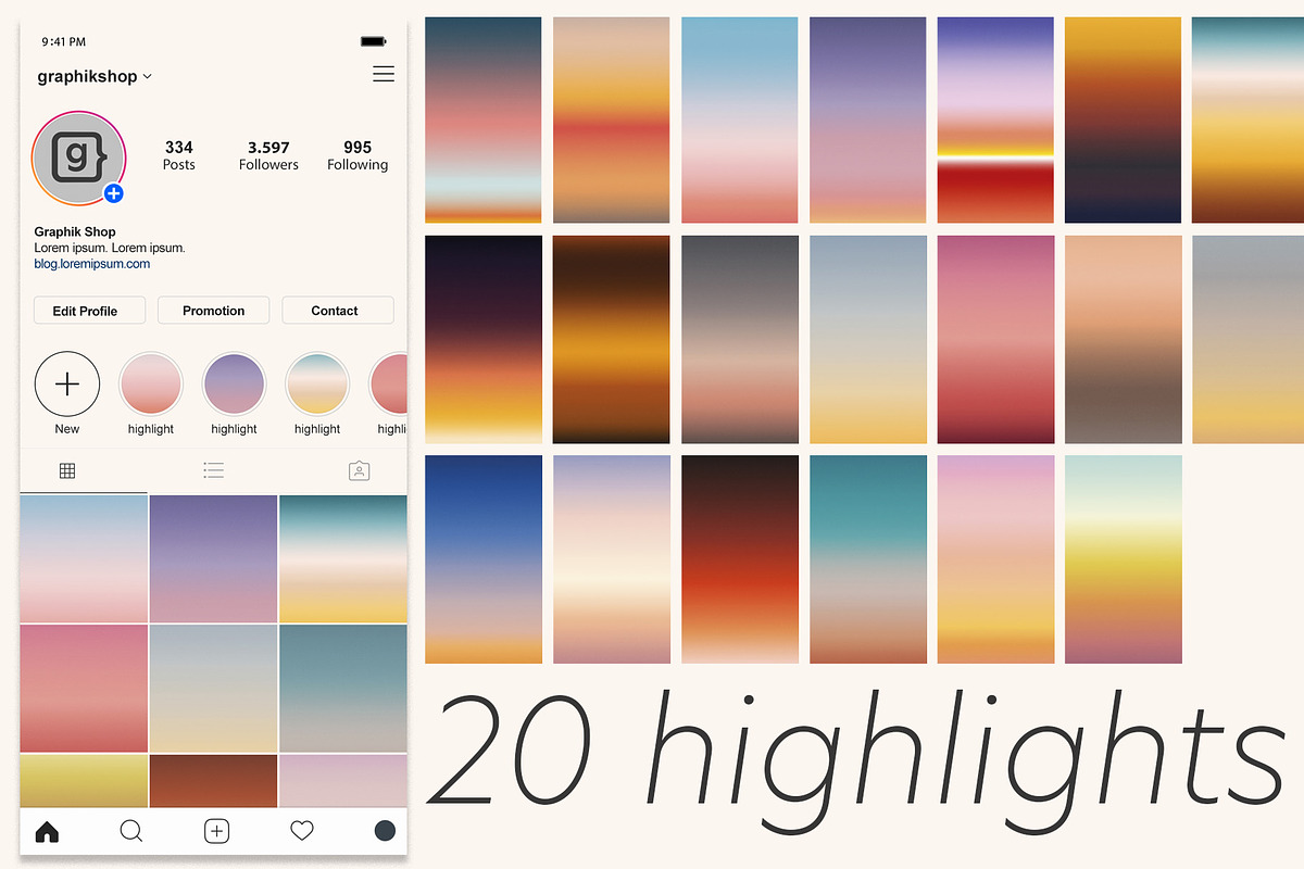 Sunset Gradients, a Texture Graphic by Chus Moreno Studio (Photo 4 of 8)