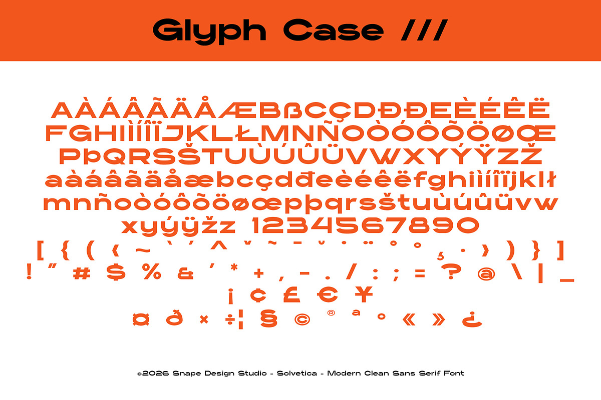 Solvetica – Modern Clean Sans Serif, a Sans Serif Font by Snape Design Studio (Photo 5 of 12)