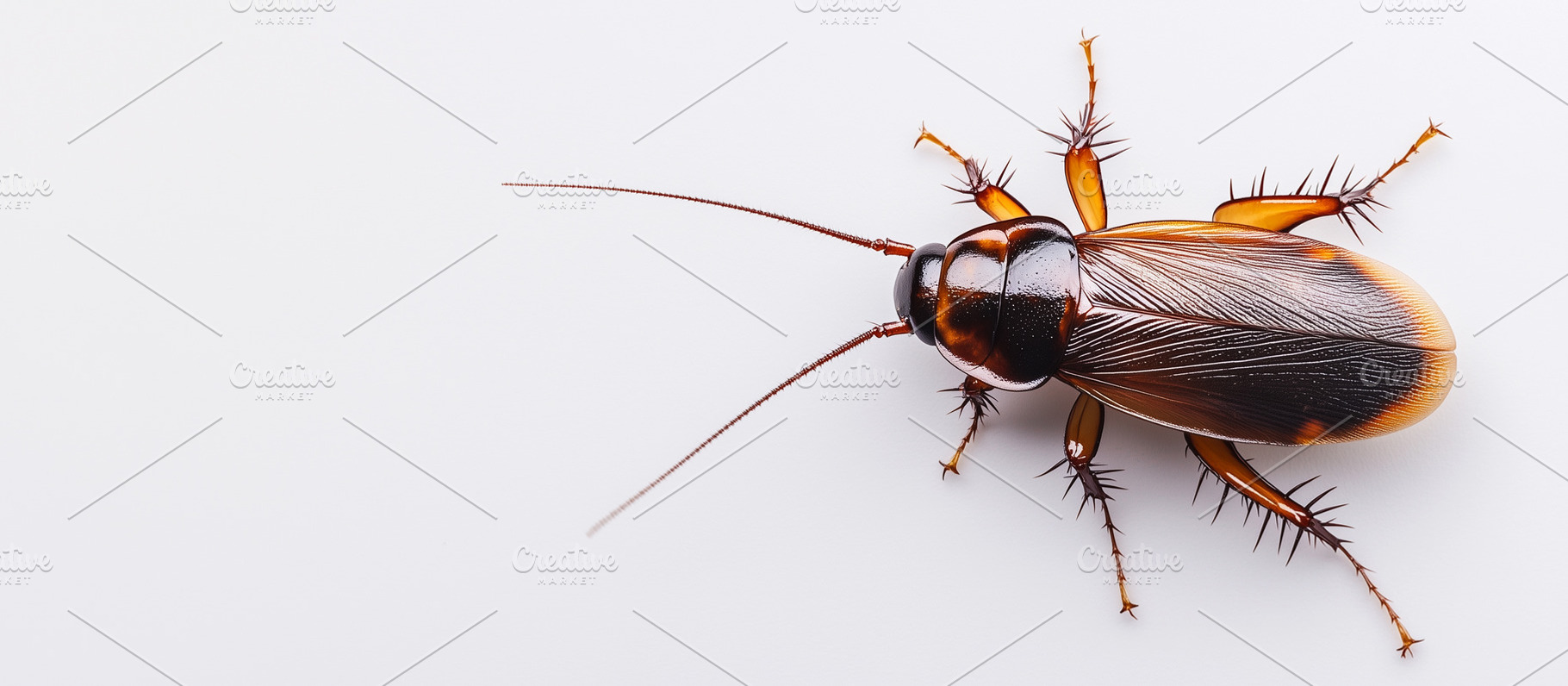 Cockroach isolated on white, an Animal Photo by MistyDay