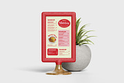Table Menu Mockup, a Wearable Device Mockup by xavier_studio (Thumbnail 2 of 5)
