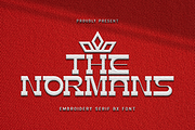 The Normans-Embroidery Serif BX Font, a Serif Font by overlaytemplates (Thumbnail 1 of 5)