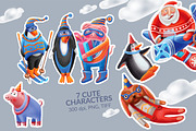 SANTA. Christmas, a Graphic by Olha Kalyta (Thumbnail 2 of 8)