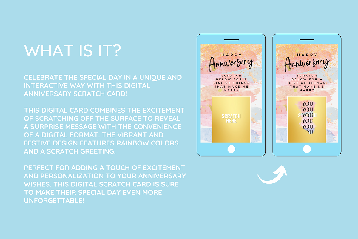 Anniversary Digital Scratch Card, an App Template by SunshineStudioBoutique (Photo 3 of 7)
