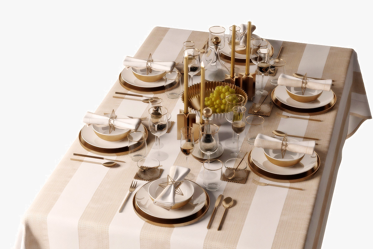 table setting 05, an Object 3D Model by 3dcruz (Photo 7 of 14)