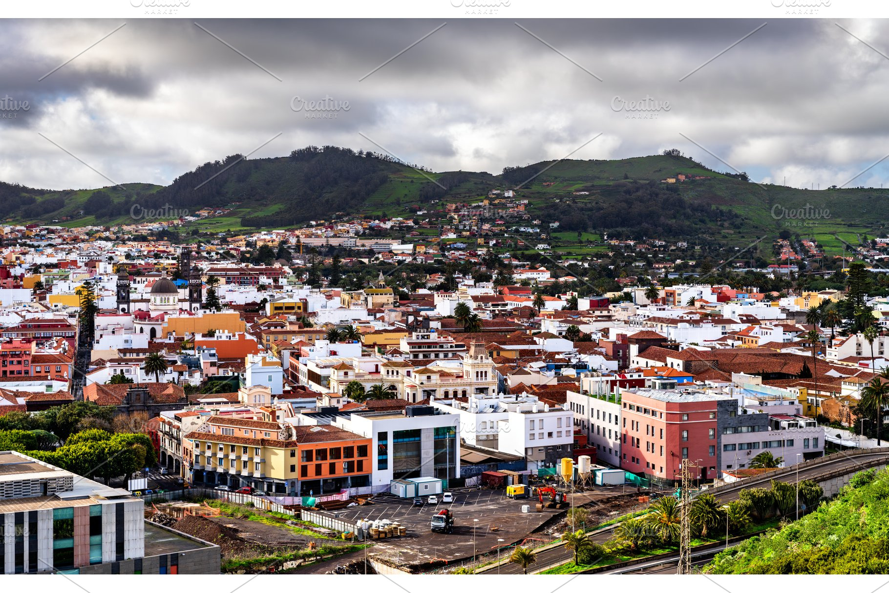 Scenic view of San Cristobal de La Laguna in Tenerife, an Architecture Photo by Leonid Andronov