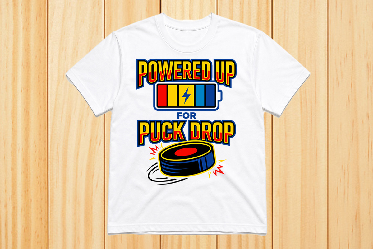 Hockey T-Shirt Design Graphic, an Object Graphic by balal (Photo 1 of 3)