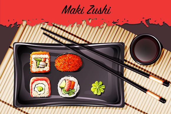 Maki-zushi Sushi Roll Set preview 2