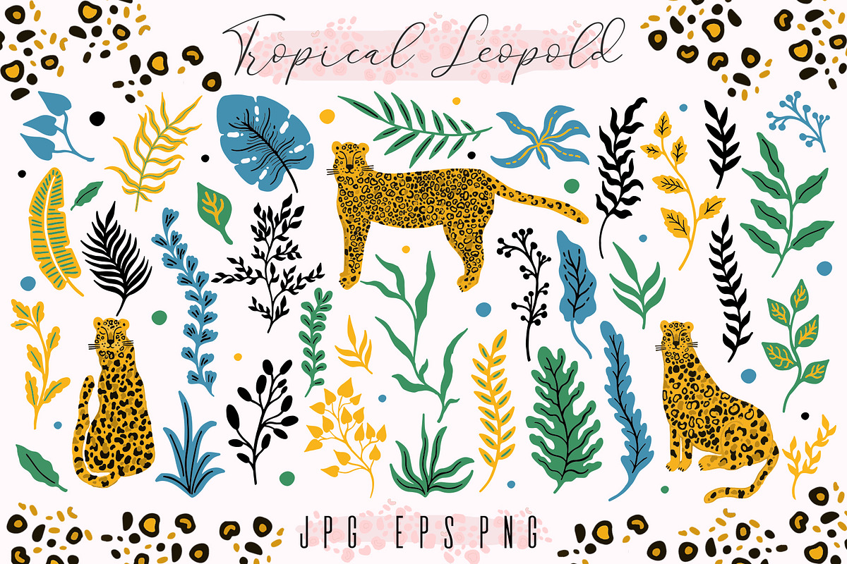 Tropical Leopold collection, an Animal Illustration by Moonflora (Photo 2 of 8)