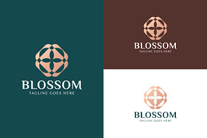 Elegant Ornate Blossom Logo, a Branding & Logo Template by Signatoro