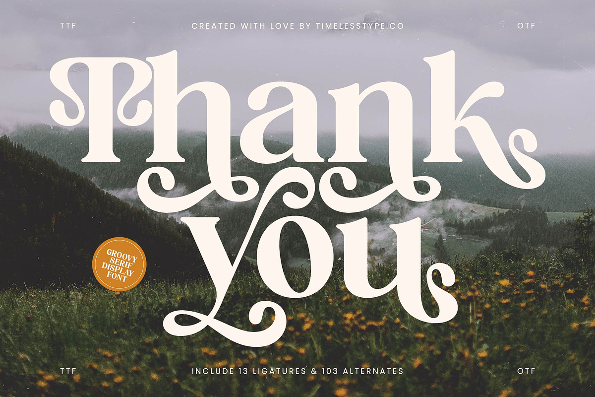 Brighto Wander Retro Serif Font, a Serif Font by timelesstype.co (Photo 20 of 20)