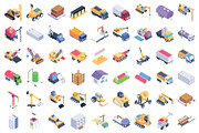 Mining Machinery Isometric Icons, an Icon by Vector Portal (Thumbnail 3 of 5)