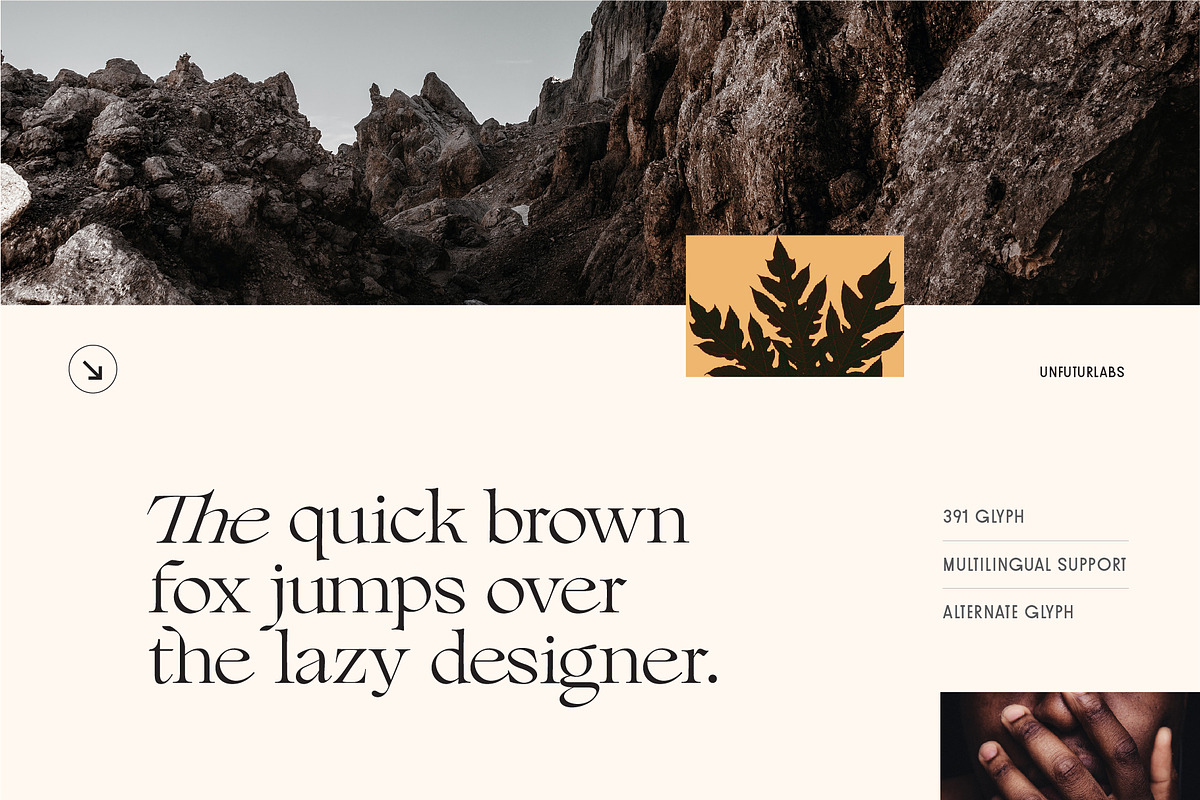RF Ceqabro Serif Display + Extra, a Sans Serif Font by Unfutur Labs (Photo 2 of 13)