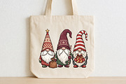 Christmas Gnome Merry Christmas, a Seasonal Illustration by CraftArtStudio (Thumbnail 2 of 4)