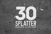 30 Splatter Brushes, a Brush Add-On by ORCA Creative Store (Thumbnail 1 of 5)
