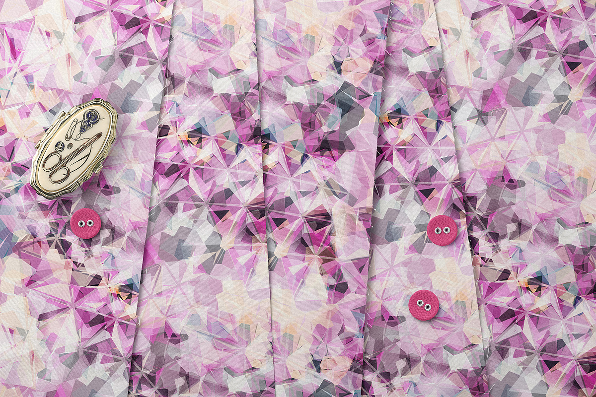 Abstract Geometric Crystal Pattern, a Pattern Graphic by StudioGlouna (Photo 4 of 4)