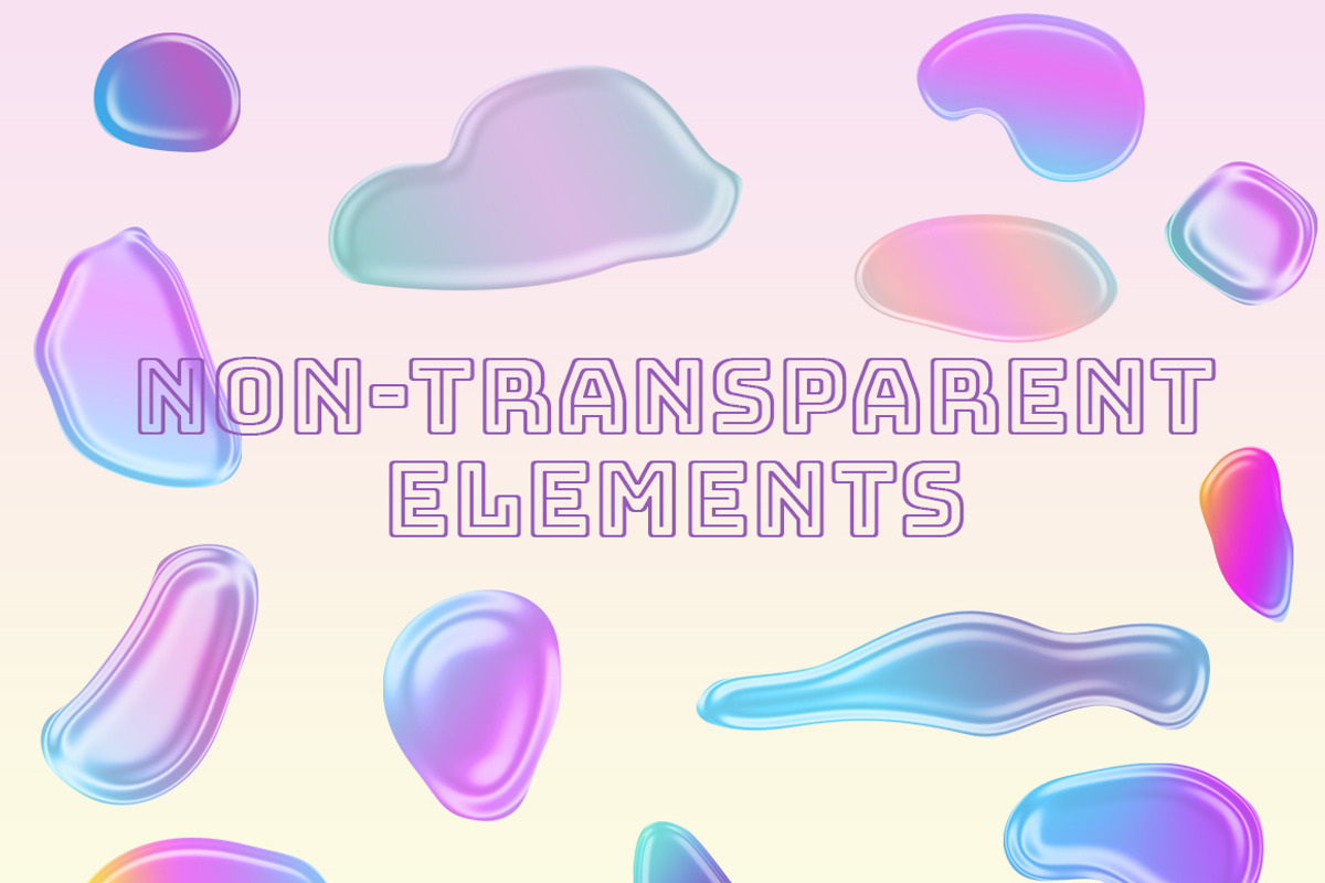 Retro Gradient bg's& Liquid Elements, an Object Graphic by CreativeFolks (Photo 7 of 13)