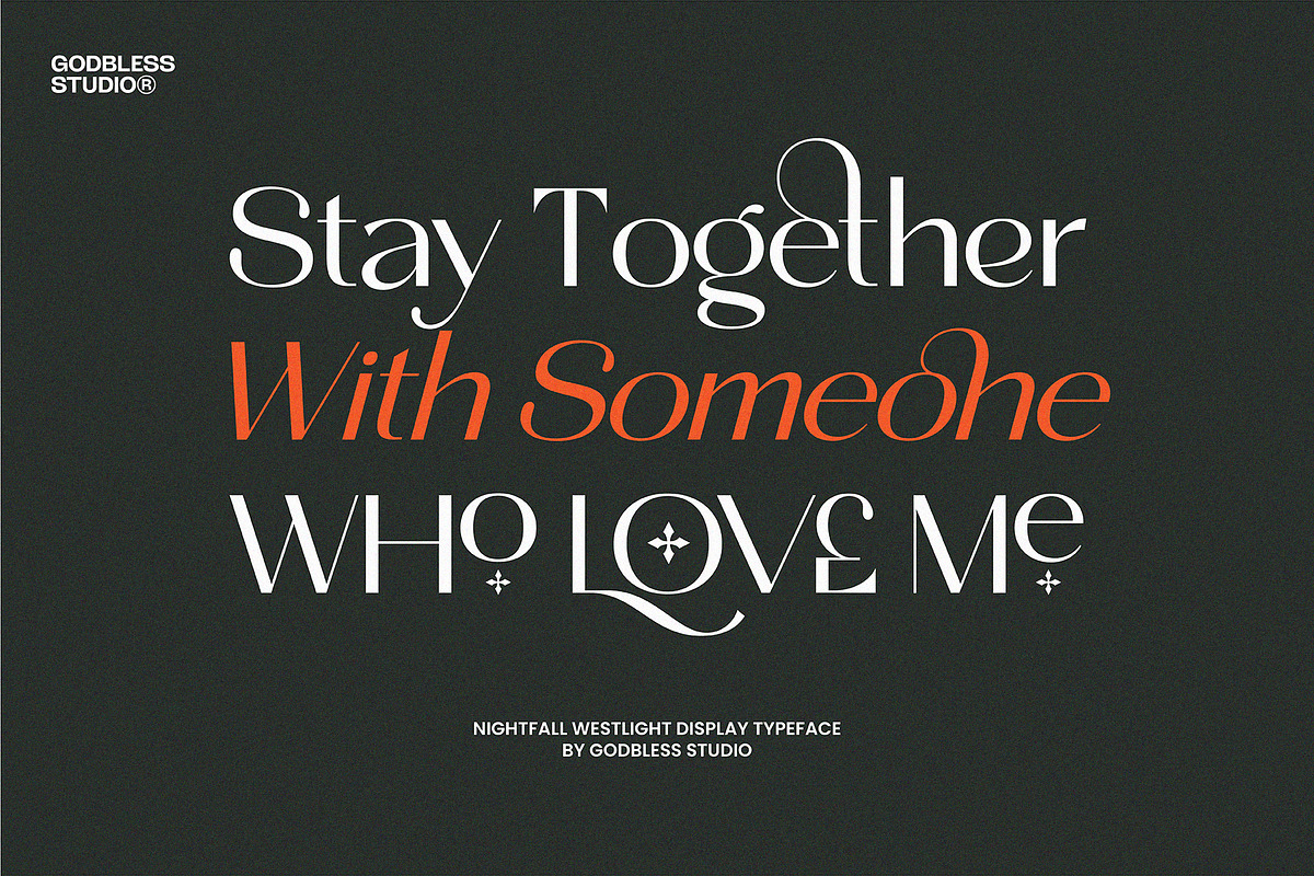 Nightfall Westlight, a Sans Serif Font by Godbless Studio (Photo 11 of 15)