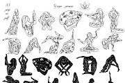 GREEN WITCH YOGA Line Art BUNDLE, a Graphic by ArtOLB (Thumbnail 5 of 13)