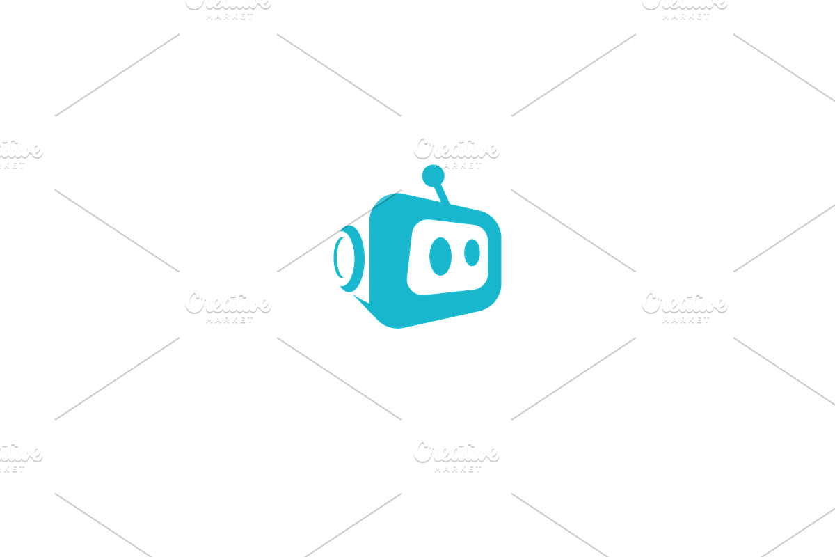 Robotic logo template illustration, a Branding & Logo Template by Dyn Studio (Photo 2 of 2)
