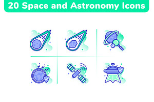 20 Space And Astronomy Illustrations