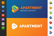 Apartment Logo, a Branding & Logo Template by Web Design Label (Thumbnail 2 of 5)