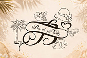 Summer Meylina Monogram, a Handwritten Font by Yoga Letter (Thumbnail 2 of 7)