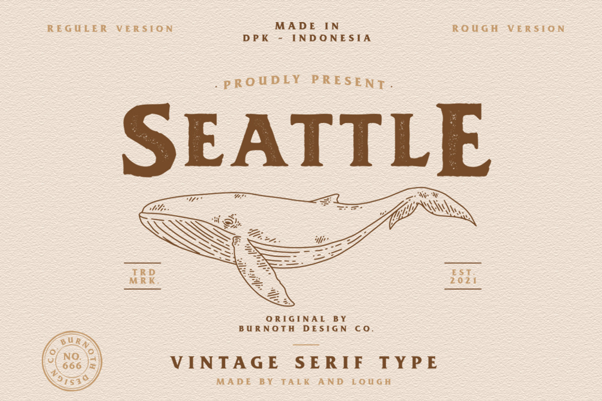 Seattle, a Sans Serif Font by Burnoth Design Co. (Photo 1 of 11)