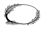 Nature Wreath Frame Vector Bundle, an Illustration by jahid234 (Thumbnail 16 of 51)