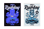 Jungle Rude Boy | Vector Art, a Decorative Illustration by Vecster (Thumbnail 11 of 11)