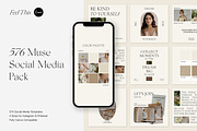 Muse Social Media Pack Canva, a Social Media Template by Feel This (Thumbnail 1 of 32)