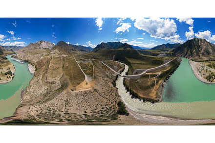 Aerial drone 360 panorama view of, a Nature Photo by Jan Jack Russo Media
